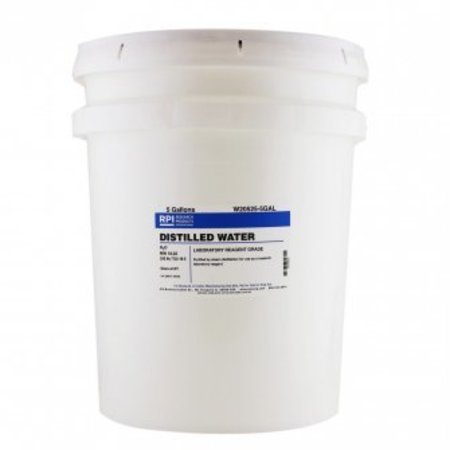 RPI Distilled Water, 5 GAL W20525-5GAL